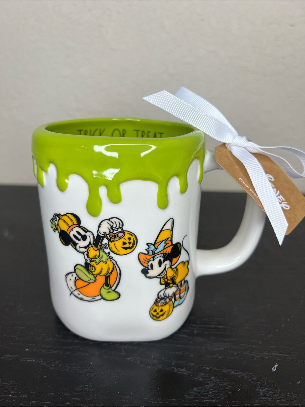 NEW Rae Dunn x Disney Halloween 2026 Mickey & Minnie ‘Trick or Treat’ Mug